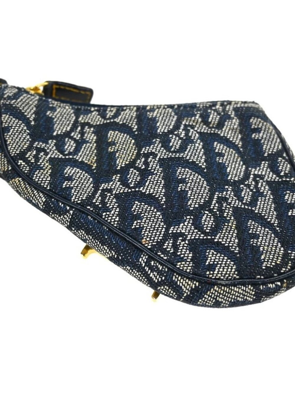 Christian Dior Trotter Saddle Coin Purse Wallet Mini Pouch Bag TR0032 NQ03655 - Picture 2 of 6